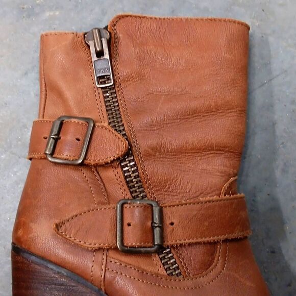 Steve Madden Denea Leather Booties 8.5 - Picture 2 of 8